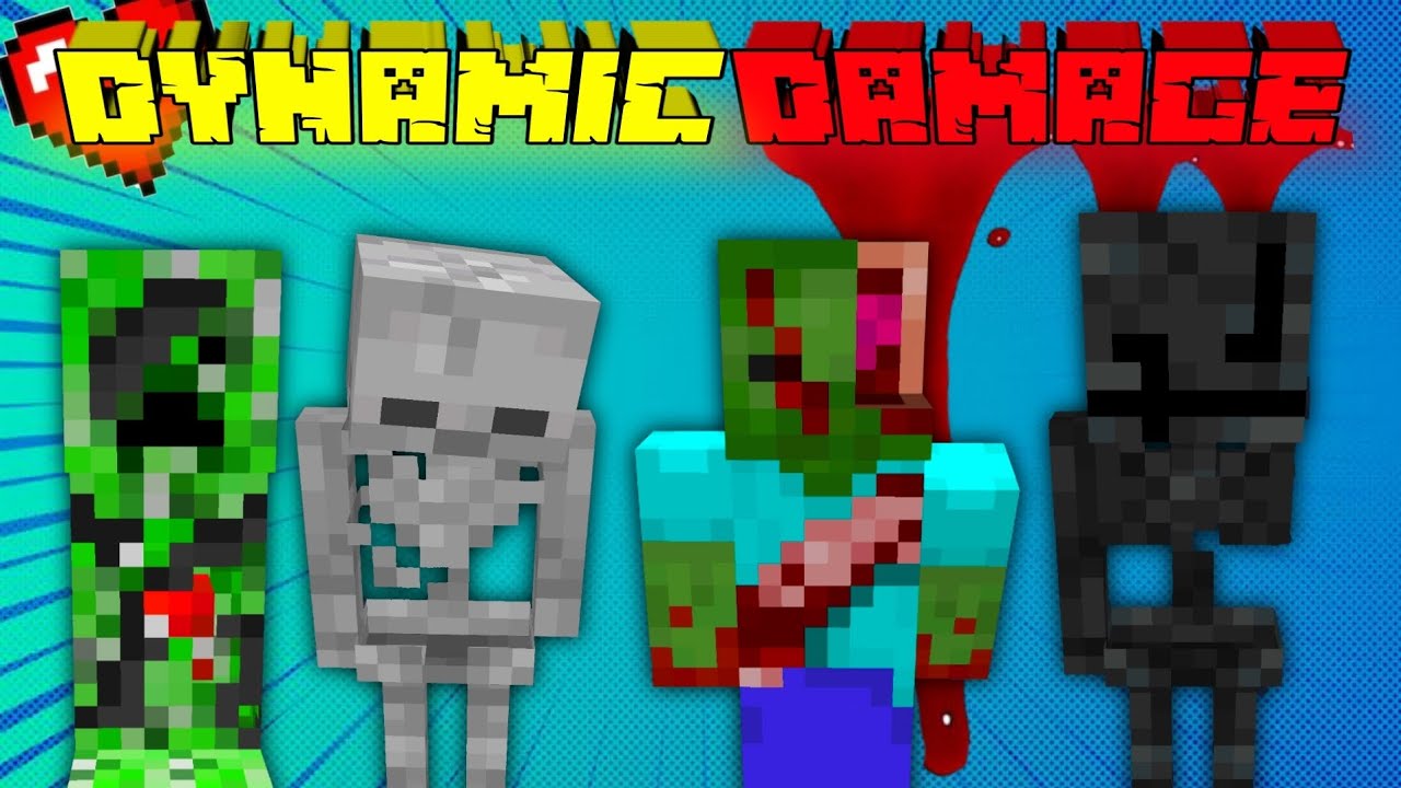 Dynamic Damage V2 Texture Pack (1.21, 1.20) – MCPE/Bedrock