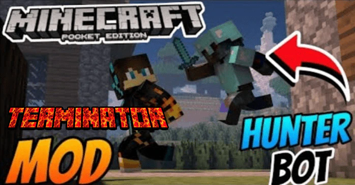 Terminator Addon (1.21, 1.20) – MCPE/Bedrock Hunter Bot Mod