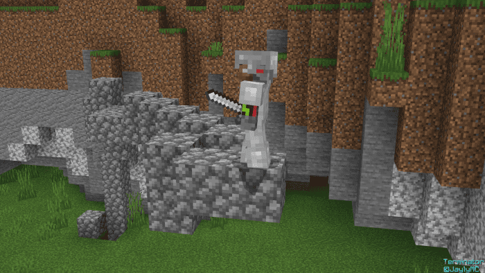 Terminator Addon (1.21, 1.20) – MCPE/Bedrock Hunter Bot Mod — screenshot 2