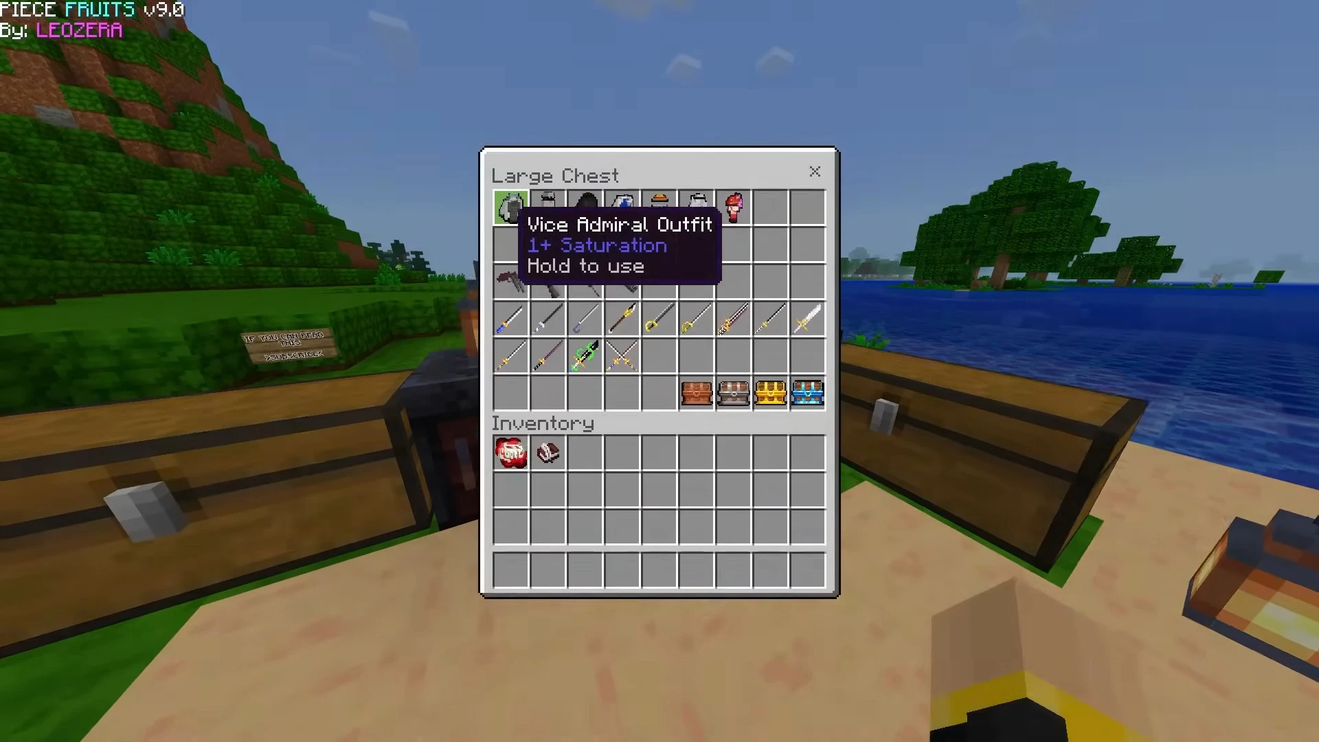 Fruit Piece Addon (26.x, 1.21) – MCPE/Bedrock Bloxfruit Mod — screenshot 2