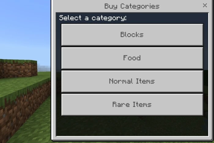Simple Shop Addon (26.x, 1.21) – MCPE/Bedrock Multiplayer Economic Edition Mod — screenshot 5