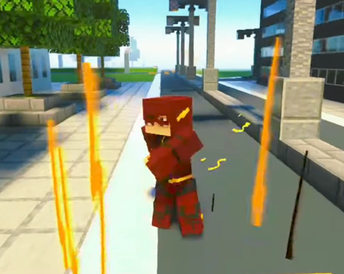 Speedster-Era Addon (1.21, 1.20) – MCPE/Bedrock Superheroes Mod — screenshot 4