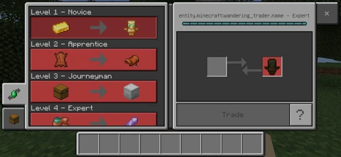 Better Wanderıng Trader Addon (1.21, 1.20) – MCPE/Bedrock Mod — screenshot 4