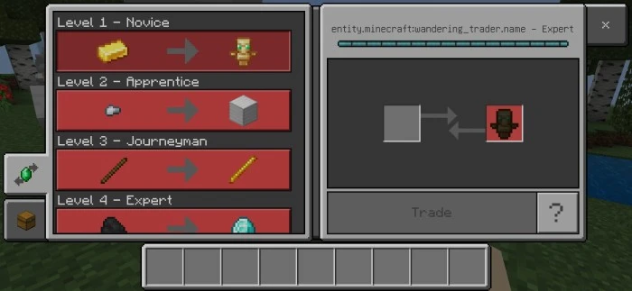 Better Wanderıng Trader Addon (1.21, 1.20) – MCPE/Bedrock Mod — screenshot 6