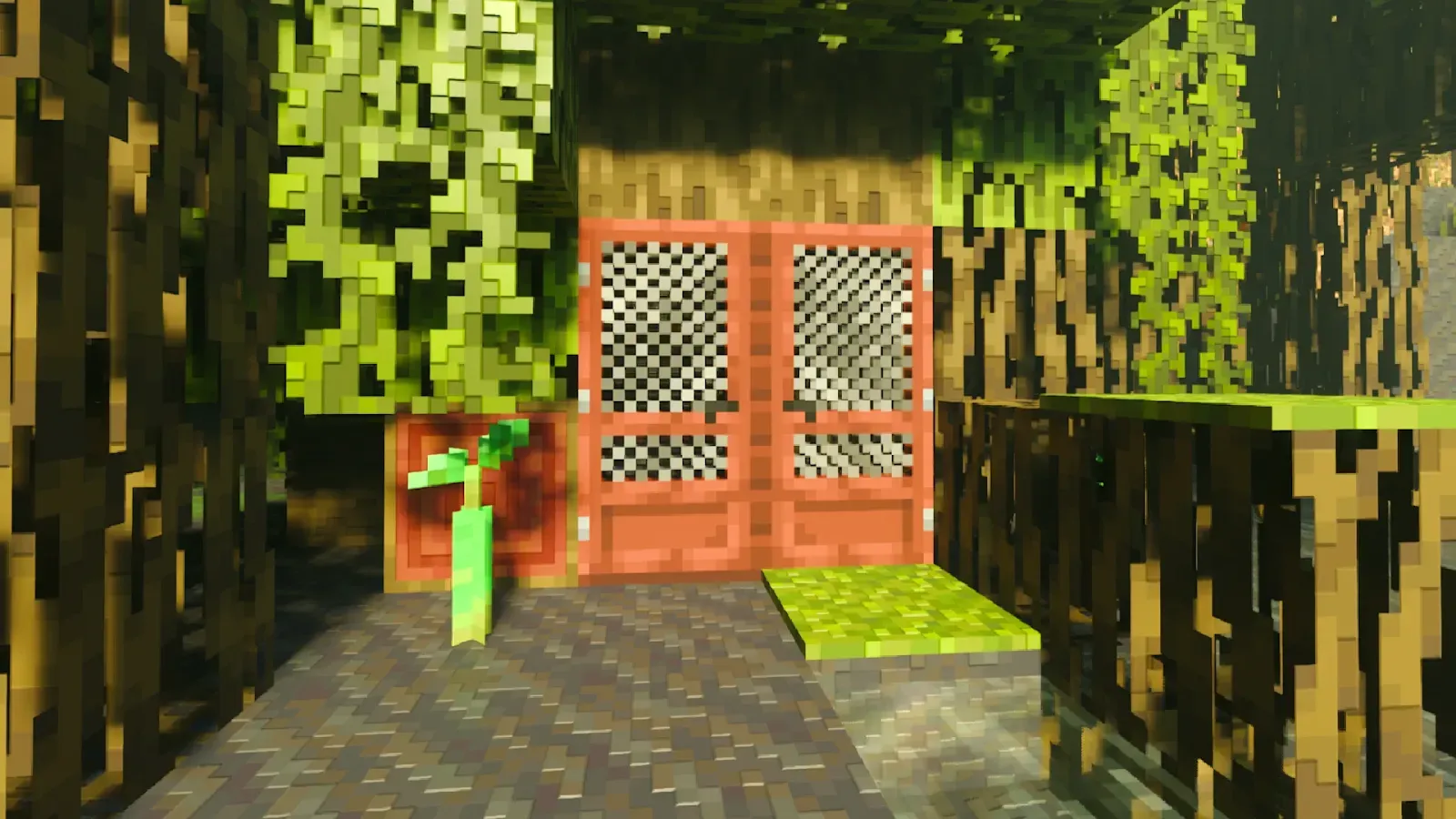 Modern Doors & Locks Addon (1.21, 1.20) – MCPE/Bedrock Mod — screenshot 4