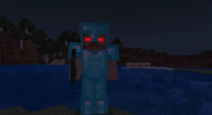 Herobrine Ostentation Addon (1.20) – MCPE/Bedrock Mod — screenshot 5