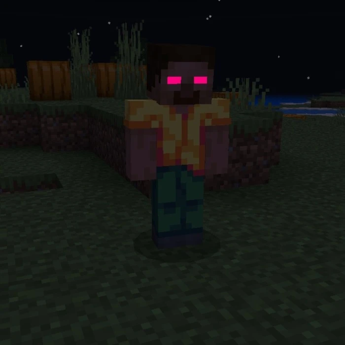 Herobrine Ostentation Addon (1.20) – MCPE/Bedrock Mod — screenshot 6
