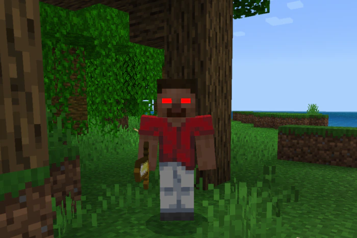 Herobrine Ostentation Addon (1.20) – MCPE/Bedrock Mod — screenshot 7