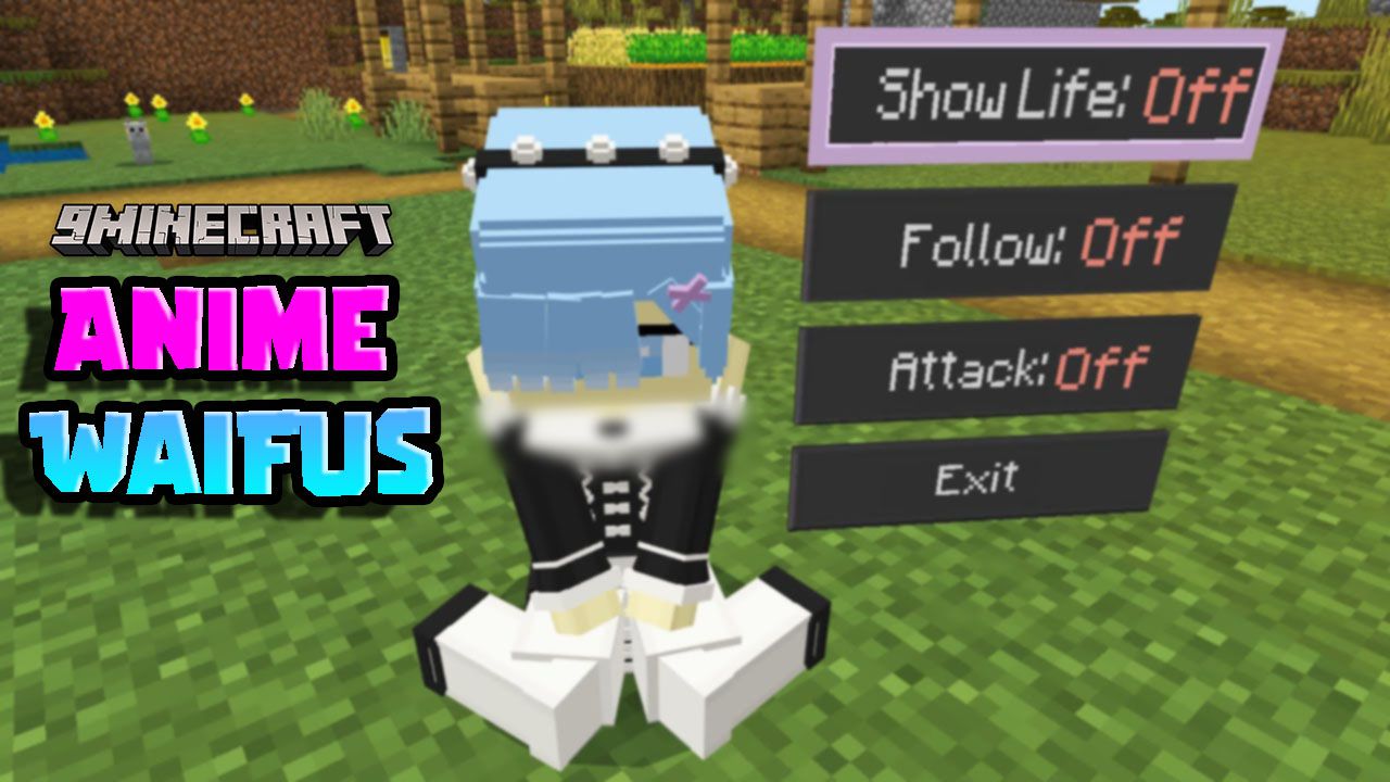 Anime Waifus Addon (26.x, 1.21) – MCPE/Bedrock Mod