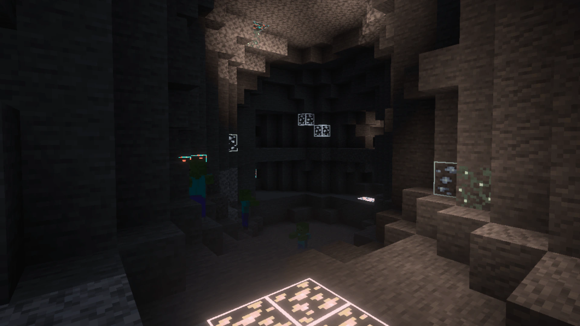 Outlined Glowing Ores Texture Pack (26.x, 1.21) – MCPE/Bedrock — screenshot 5