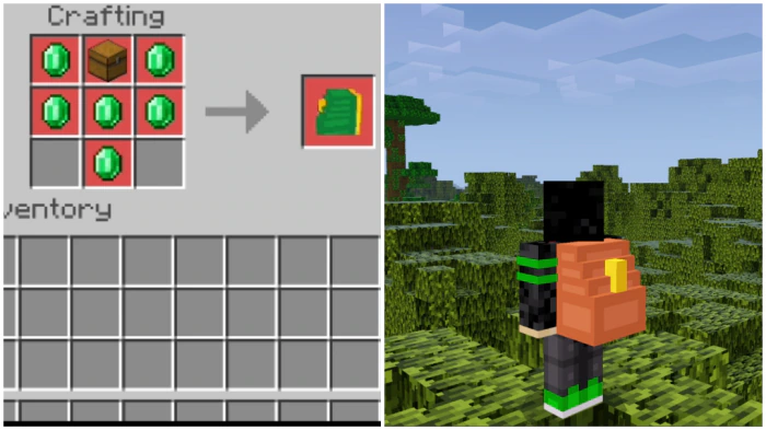 Simple Backpack Addon (1.21, 1.20) – MCPE/Bedrock Mod — screenshot 2