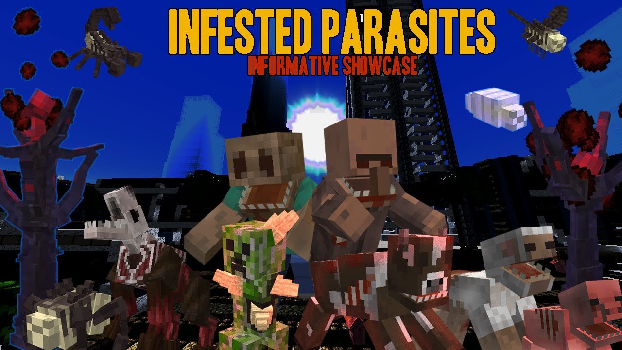 Infested Parasites Addon (1.20, 1.19) – MCPE/Bedrock Mod