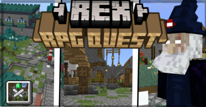 Rex RPG Quest Addon (1.21, 1.20) – MCPE/Bedrock Mod