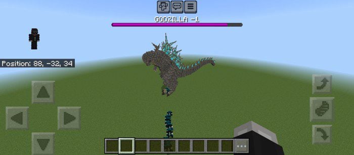 Godzilla Minus One Addon (1.21, 1.20) – MCPE/Bedrock Mod — screenshot 2