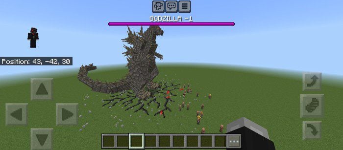 Godzilla Minus One Addon (1.21, 1.20) – MCPE/Bedrock Mod — screenshot 3