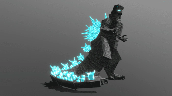 Godzilla Minus One Addon (1.21, 1.20) – MCPE/Bedrock Mod — screenshot 4