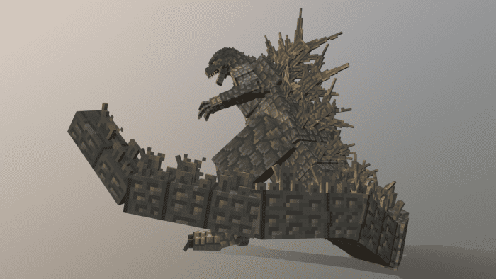 Godzilla Minus One Addon (1.21, 1.20) – MCPE/Bedrock Mod — screenshot 7