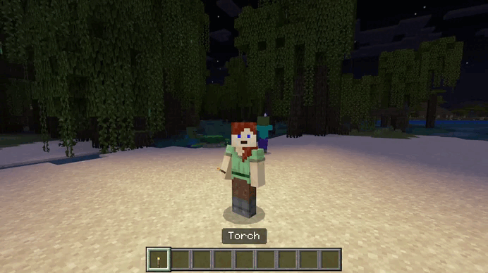 Dynamic Light Addon (1.21, 1.20) – MCPE/Bedrock Mod — screenshot 1