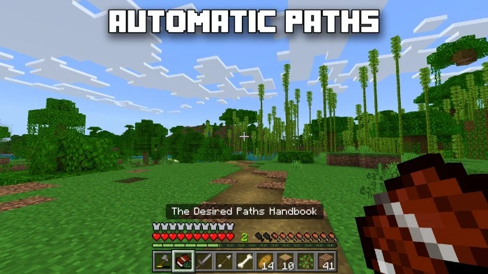 Desired Paths Addon (26.x, 1.21) – Bedrock Essential Mod — screenshot 1
