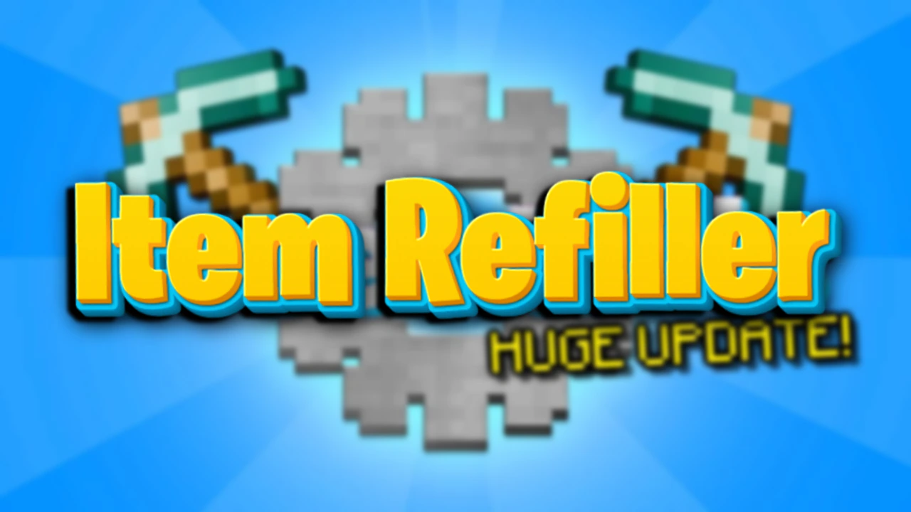 Item Refiller Addon (1.21, 1.20) – MCPE/Bedrock Mod