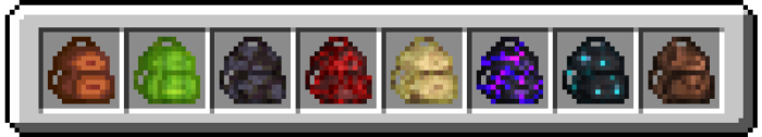 Bean Backpacks Addon (1.21, 1.20) – MCPE/Bedrock Mod — screenshot 1