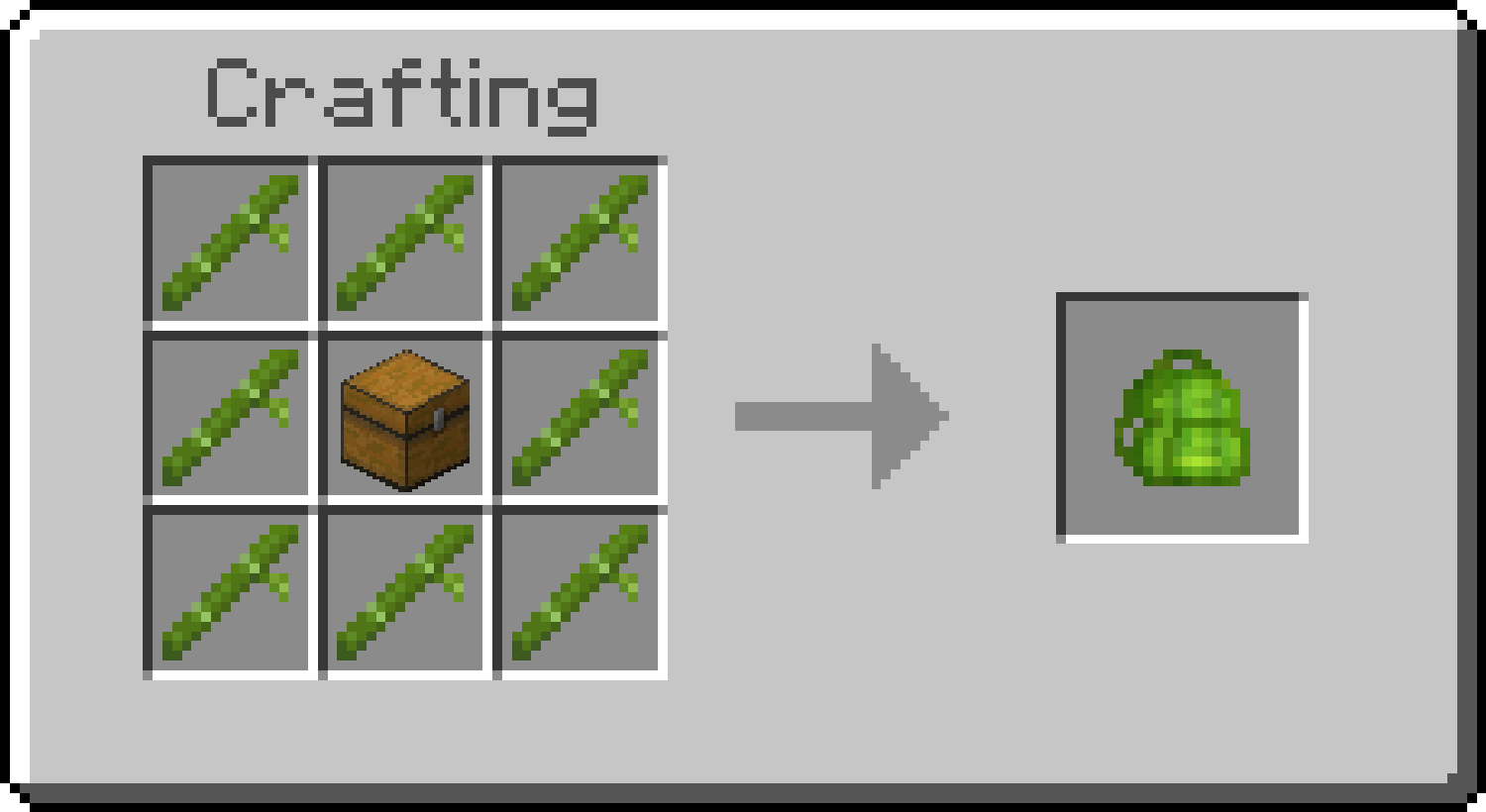 Bean Backpacks Addon (1.21, 1.20) – MCPE/Bedrock Mod — screenshot 2