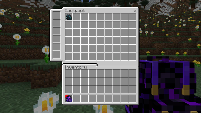 Bean Backpacks Addon (1.21, 1.20) – MCPE/Bedrock Mod — screenshot 6