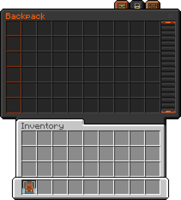 Underrated Backpacks Addon (1.21, 1.20) – MCPE/Bedrock Mod — screenshot 1