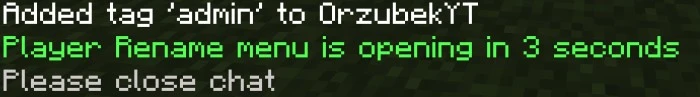 Player Rename Addon (1.21, 1.20) – MCPE/Bedrock Mod — screenshot 3