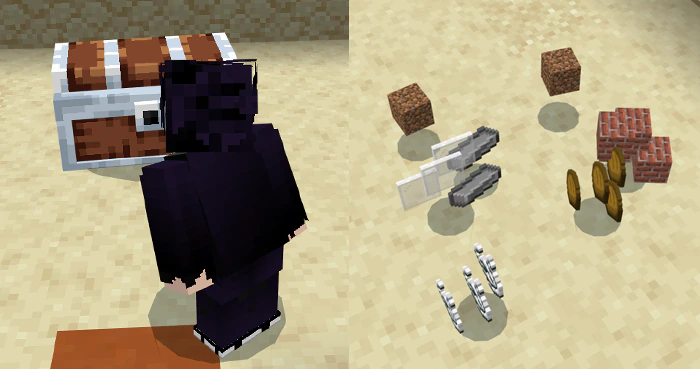 Lucky Chest Addon (1.21, 1.20) – MCPE/Bedrock Mod — screenshot 2