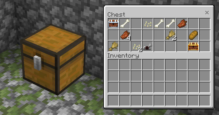 Lucky Chest Addon (1.21, 1.20) – MCPE/Bedrock Mod — screenshot 3