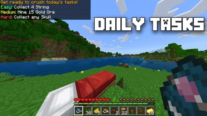 Daily Tasks Addon (26.x, 1.21) – Bedrock Essential Mod — screenshot 4