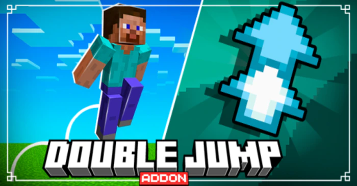 Double Jump Addon (1.21, 1.20) – MCPE/Bedrock Mod
