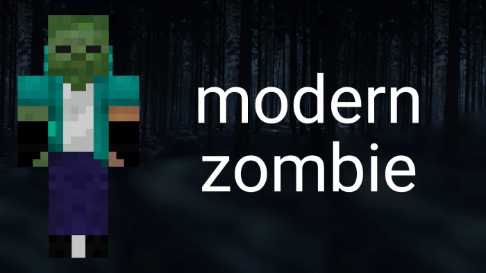 Zombie Apocalypse Addon (1.21, 1.20) – MCPE/Bedrock Mod — screenshot 1