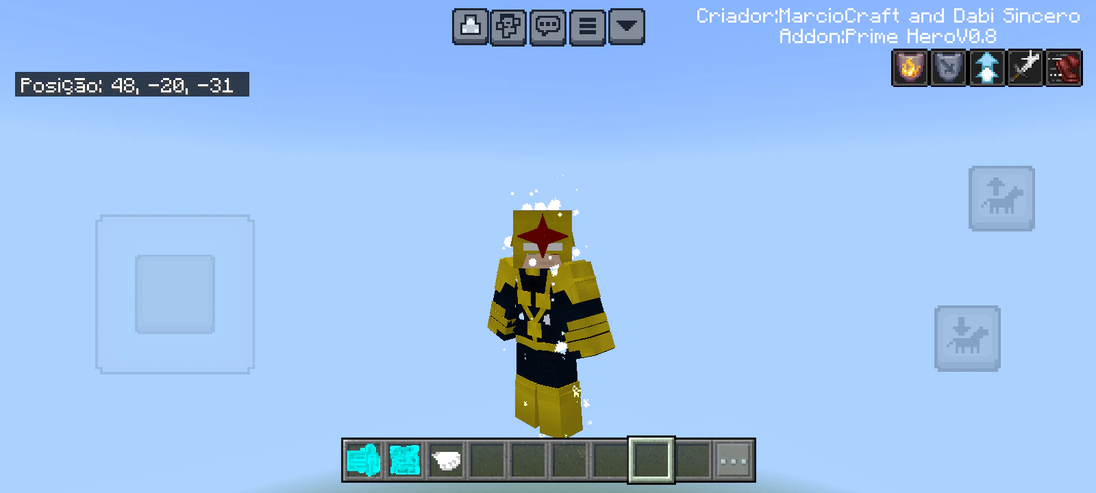 Prime Hero Addon (1.20) – MCPE/Bedrock Mod — screenshot 1