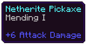 Better Mending Addon (26.x, 1.21) – MCPE/Bedrock Mod — screenshot 1