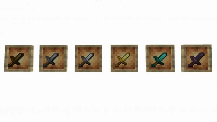 Weapons And Tools Survival Expansion Addon (1.21, 1.20) – More Sword Mod — screenshot 5
