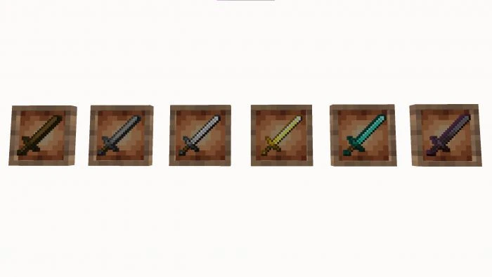 Weapons And Tools Survival Expansion Addon (1.21, 1.20) – More Sword Mod — screenshot 6