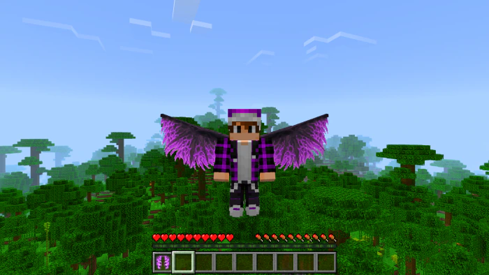 Dark Dragon Wings Addon (26.x, 1.21) – MCPE/Bedrock Mod — screenshot 2