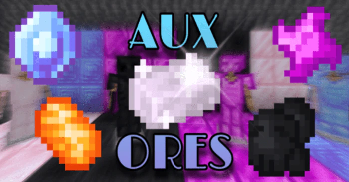 Aux Ores Addon (1.21, 1.20) – MCPE/Bedrock Mod — screenshot 1