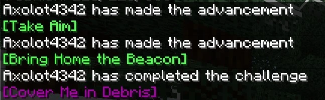 Alylica’s Advancements Addon (1.21, 1.20) – MCPE/Bedrock Mod — screenshot 1