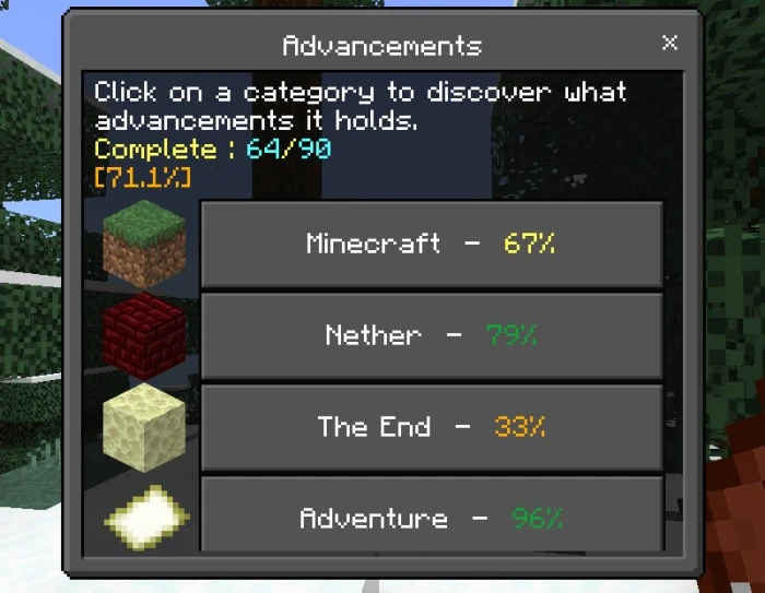 Alylica’s Advancements Addon (1.21, 1.20) – MCPE/Bedrock Mod — screenshot 2