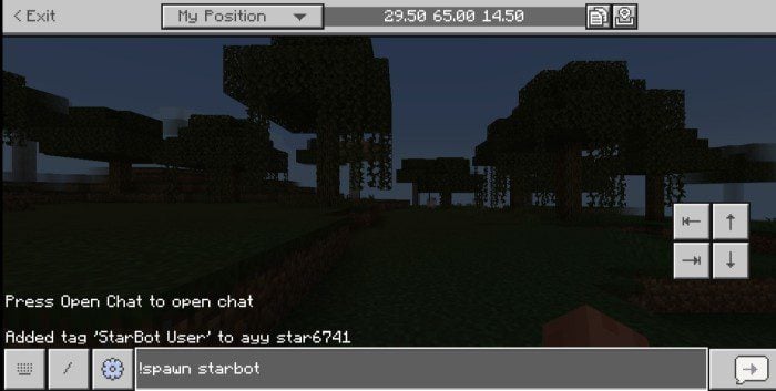Star Bot Addon (1.26+) – MCPE/Bedrock Mod — screenshot 4
