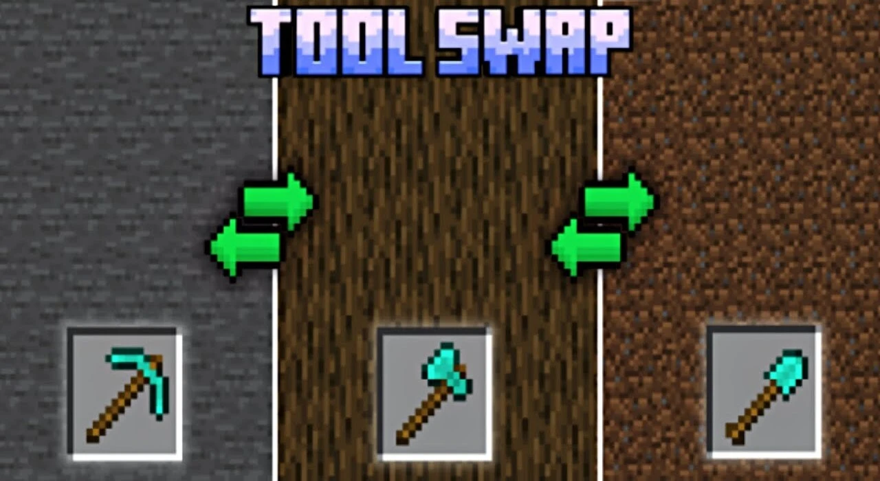 Tool Swap Addon (1.21, 1.20) – MCPE/Bedrock Mod