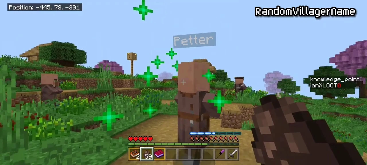 Who's That Villager? Addon (1.21, 1.20) – MCPE/Bedrock Random Name Mod — screenshot 4