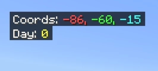 Better Visible Coords & Day Texture Pack (26.x, 1.21) – MCPE/Bedrock — screenshot 2
