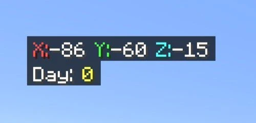 Better Visible Coords & Day Texture Pack (26.x, 1.21) – MCPE/Bedrock — screenshot 3
