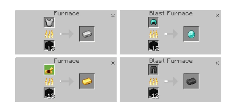 Smelting Plus Addon (1.21, 1.20) – MCPE/Bedrock Mod — screenshot 2