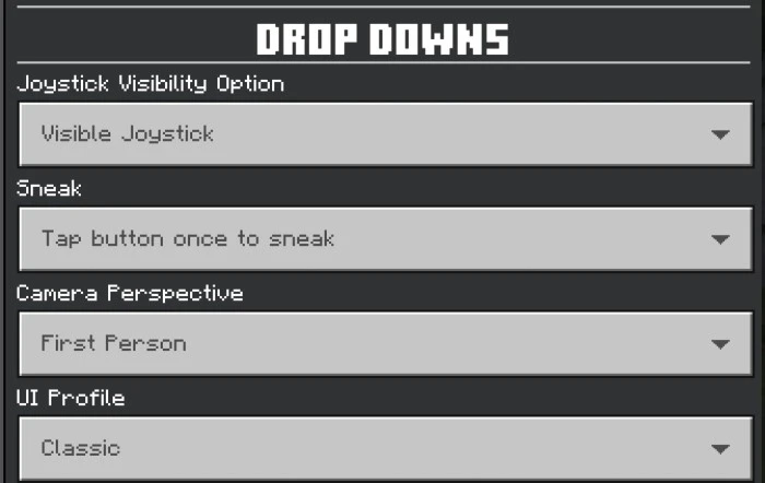 Quick Settings Pack (26.x, 1.21) – MCPE/Bedrock — screenshot 5