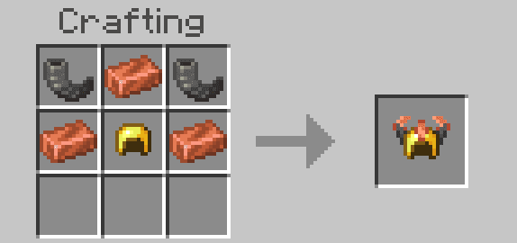 Horned Helmet Addon (1.21, 1.20) – MCPE/Bedrock Mod — screenshot 2